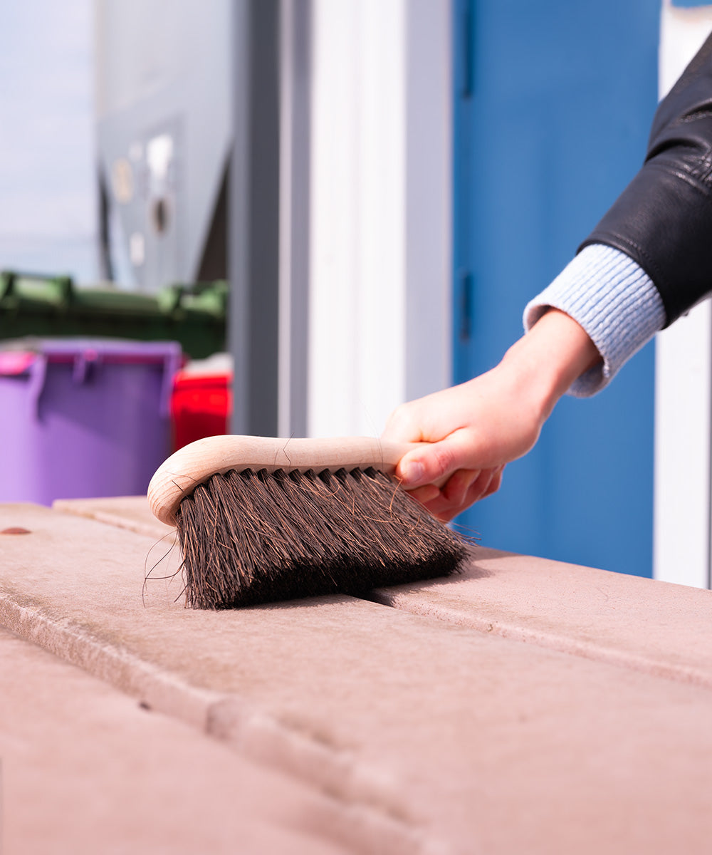 Finest by Hillbrush Quality Wooden Hand Brush  - Medium Stiff